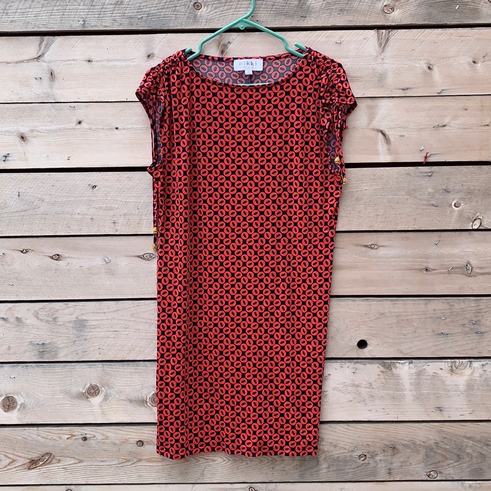 NWOT Nikki Poulos Silk Dress